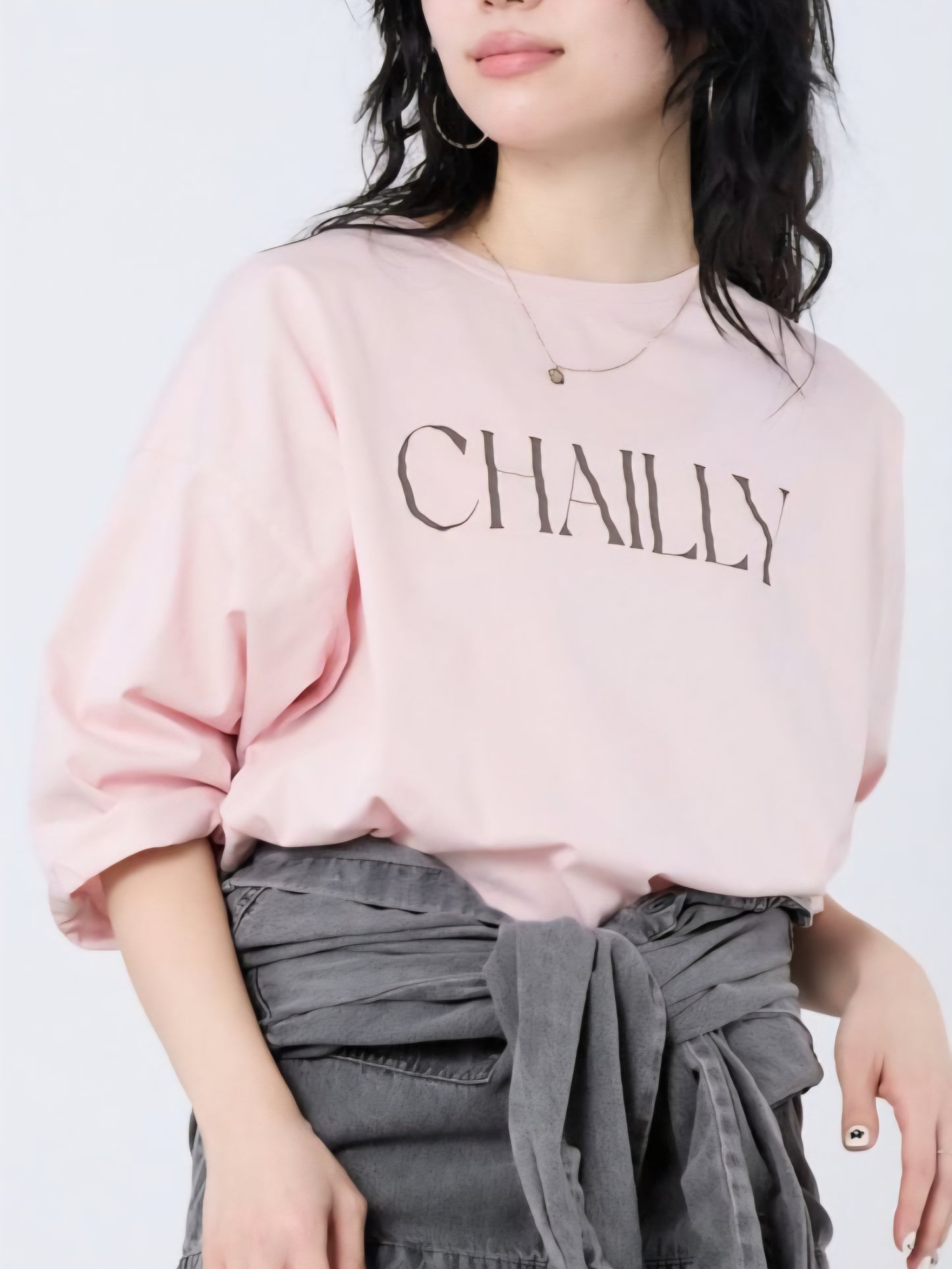 MICA＆DEAL　ロゴ五分袖Tシャツ