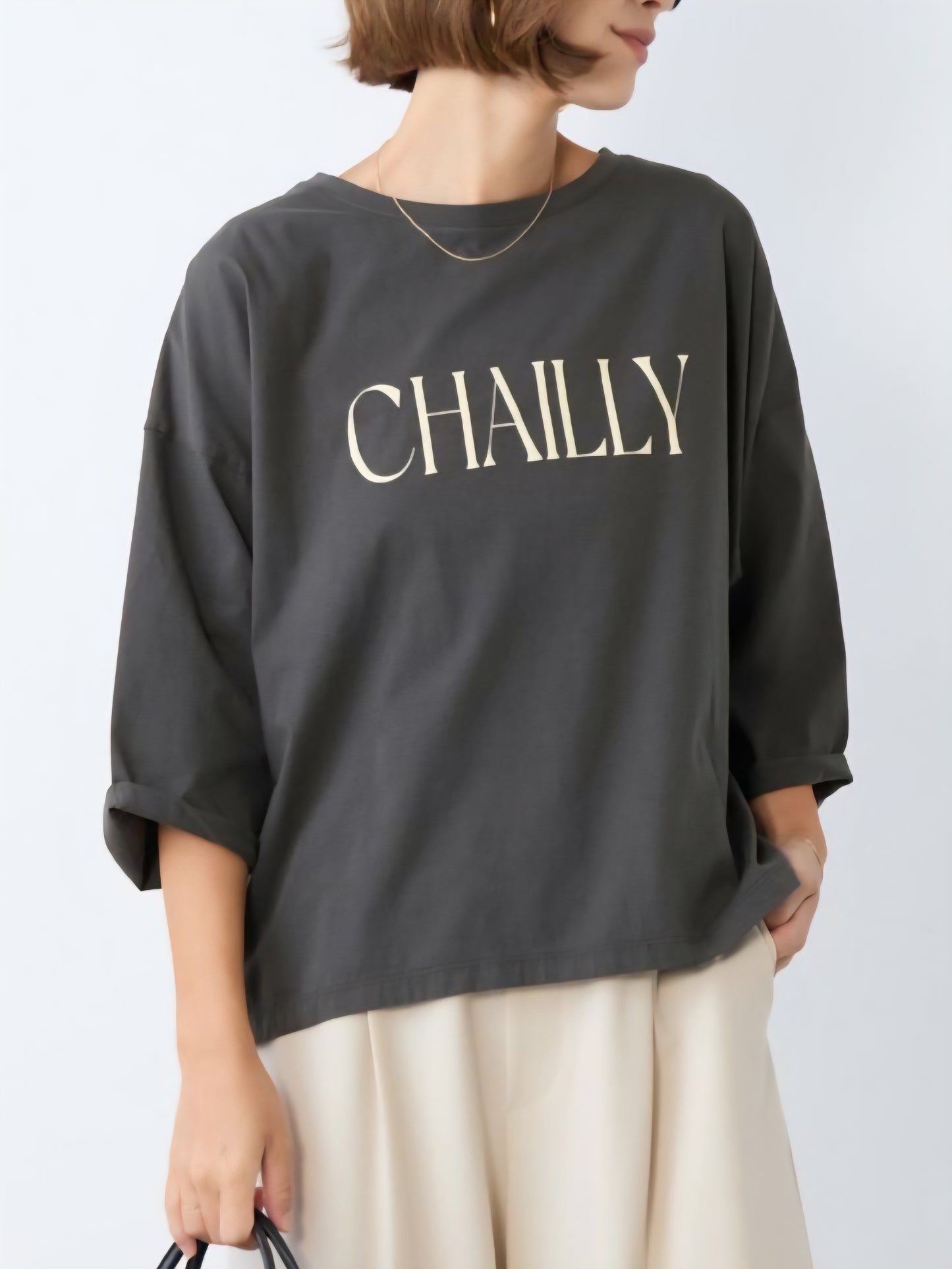 MICA＆DEAL　ロゴ五分袖Tシャツ