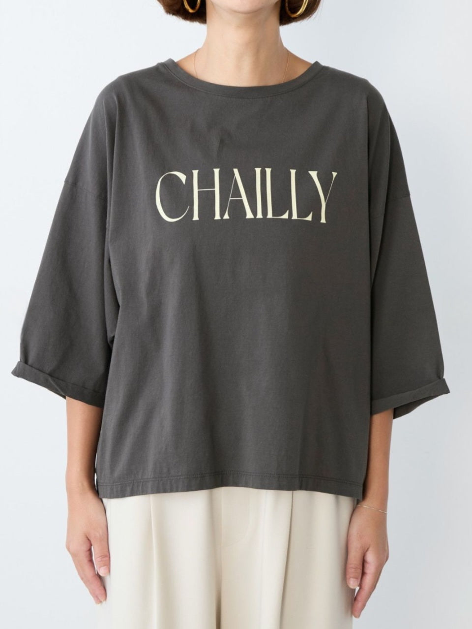 MICA＆DEAL　ロゴ五分袖Tシャツ