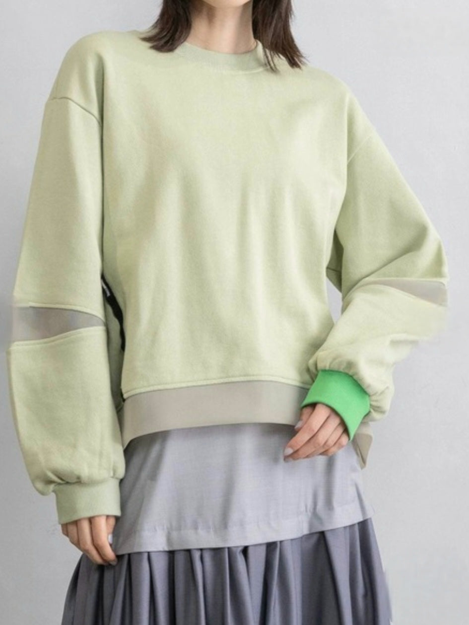 MARECHAL TERRE　バイカラースウェットプルオーバー