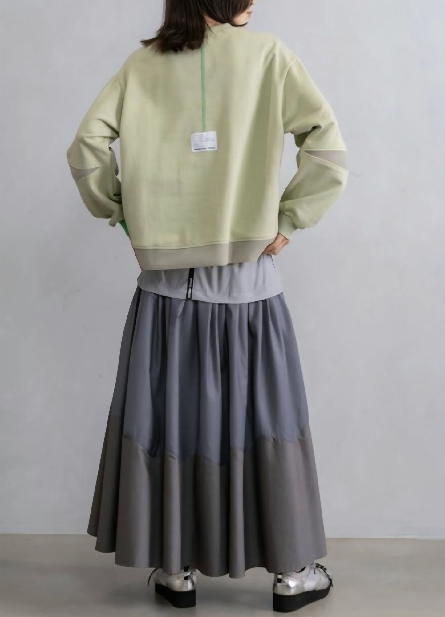 MARECHAL TERRE　バイカラースウェットプルオーバー