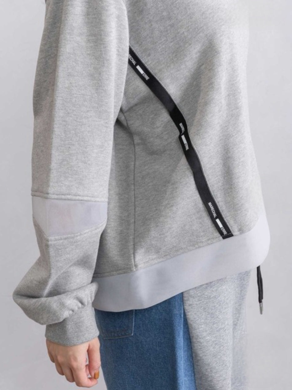 MARECHAL TERRE　バイカラースウェットプルオーバー