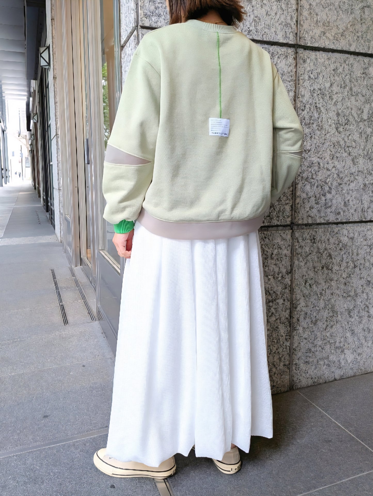 MARECHAL TERRE　バイカラースウェットプルオーバー