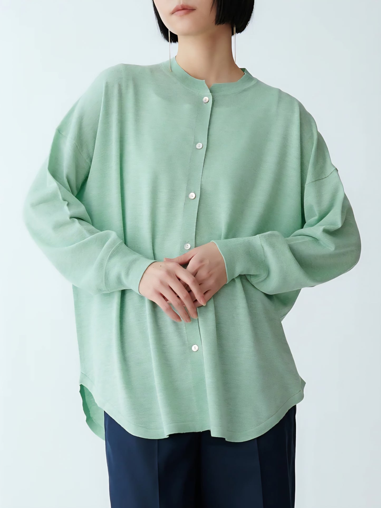 BRAHMIN シャツテールニット