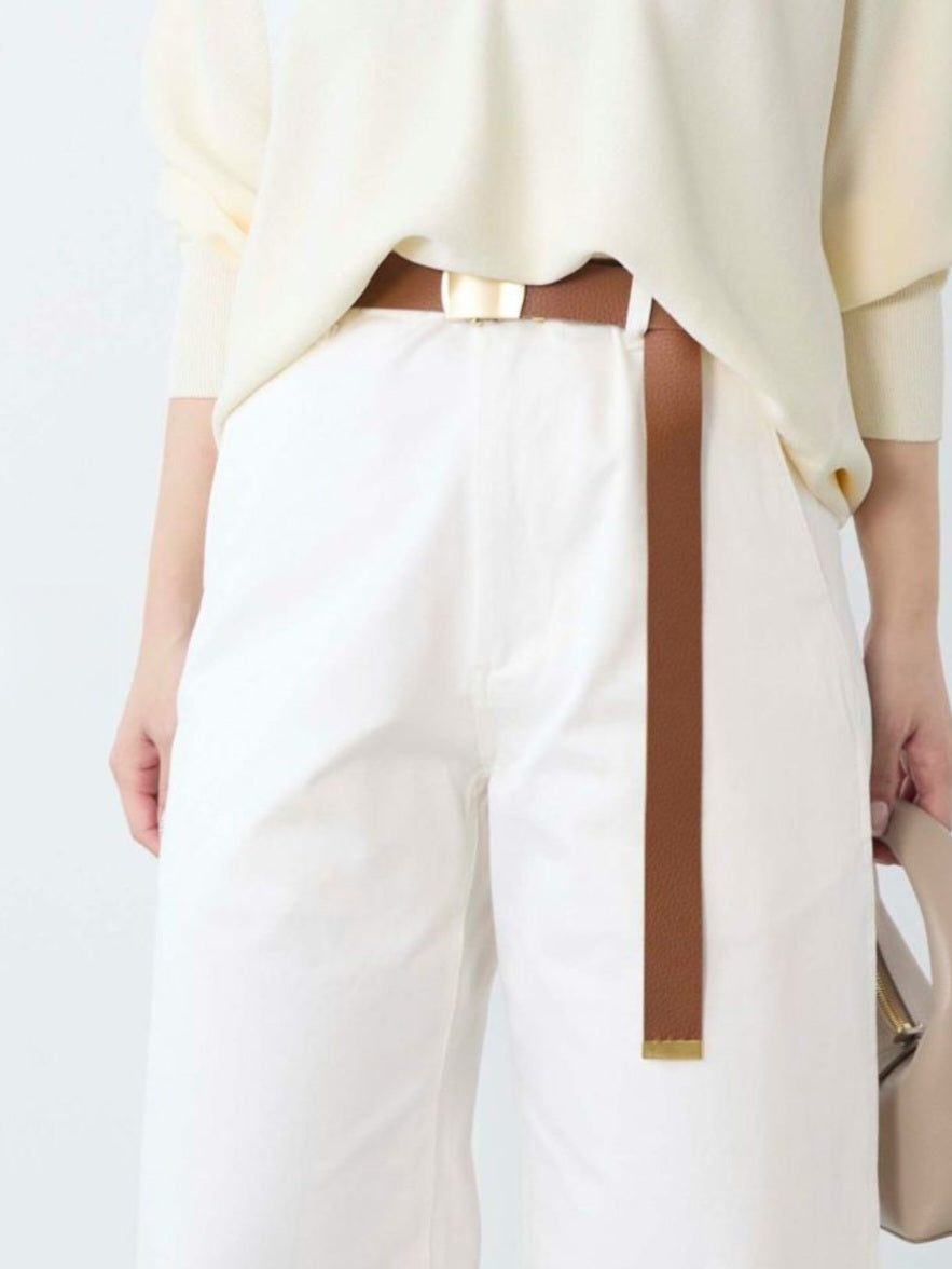 MICA＆DEAL　ゴールドレザーガチャベルト