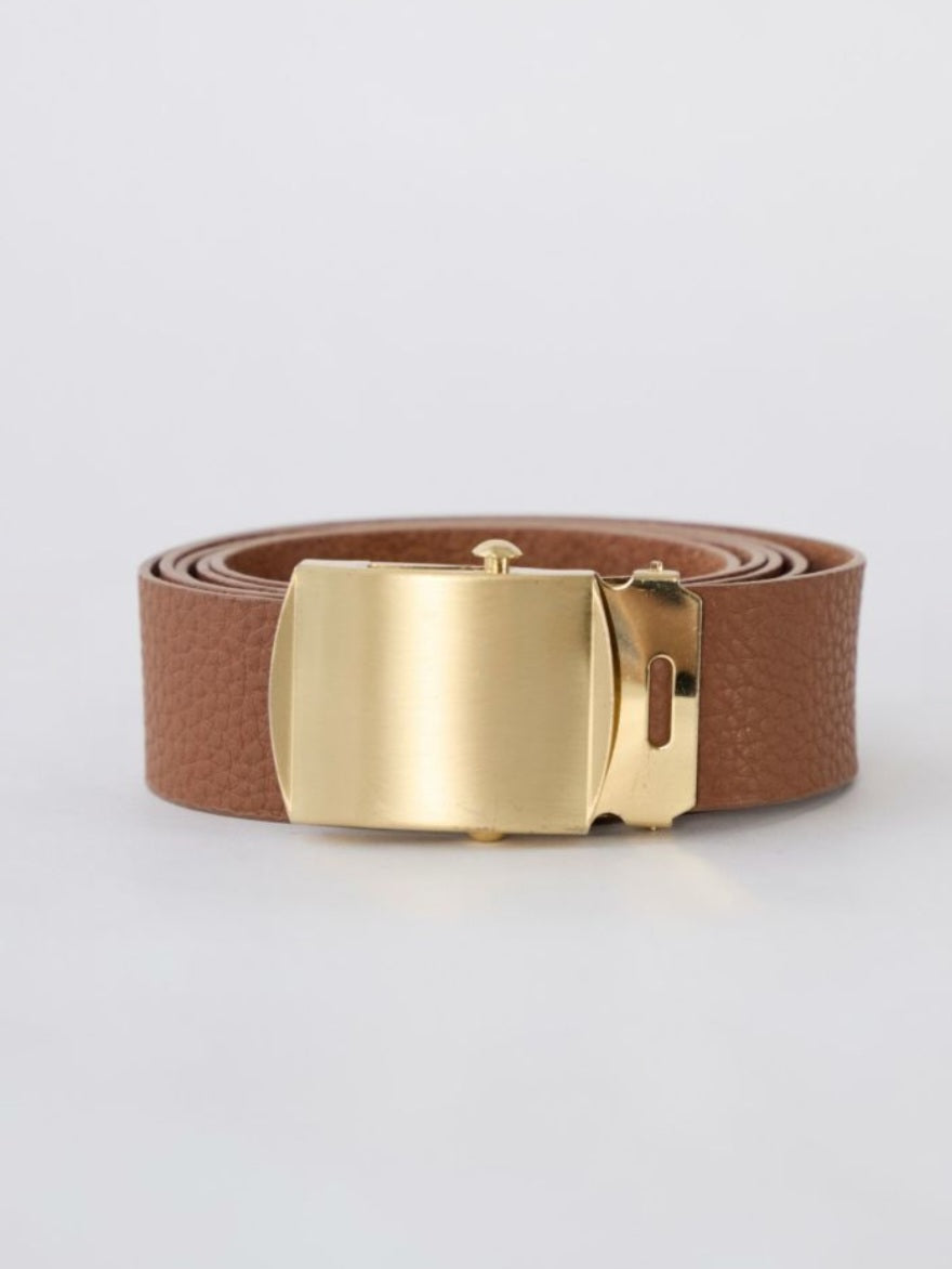 MICA＆DEAL　ゴールドレザーガチャベルト