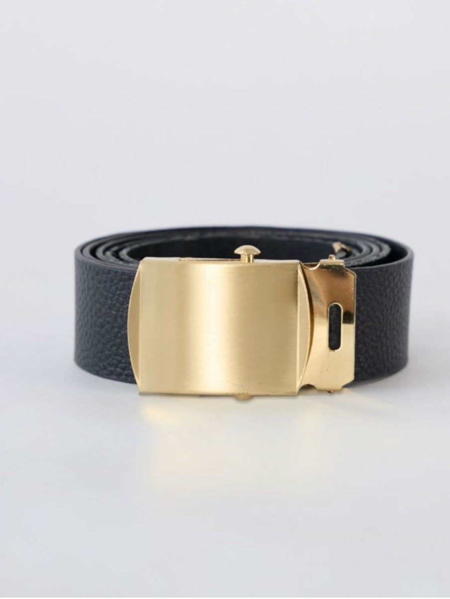 MICA＆DEAL　ゴールドレザーガチャベルト