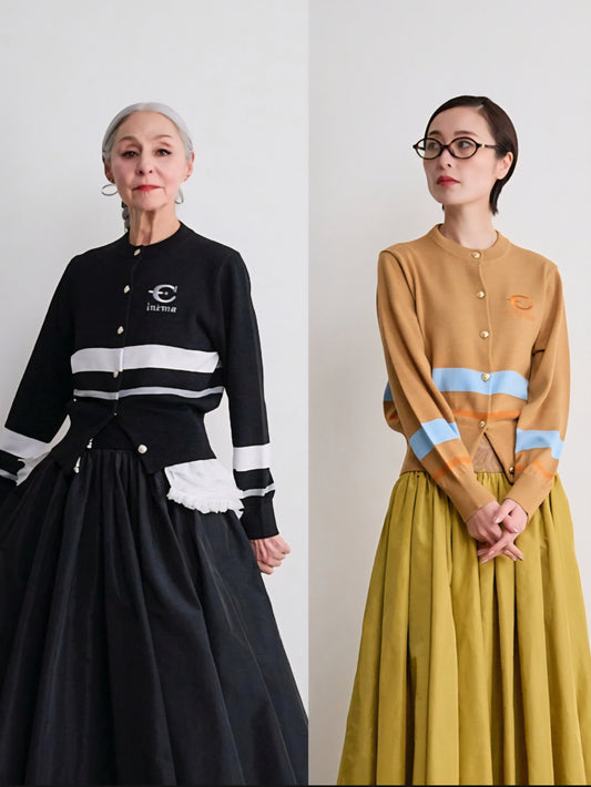 【予約販売】THOMAS MAGPIE　クルーネックラインカーディガン