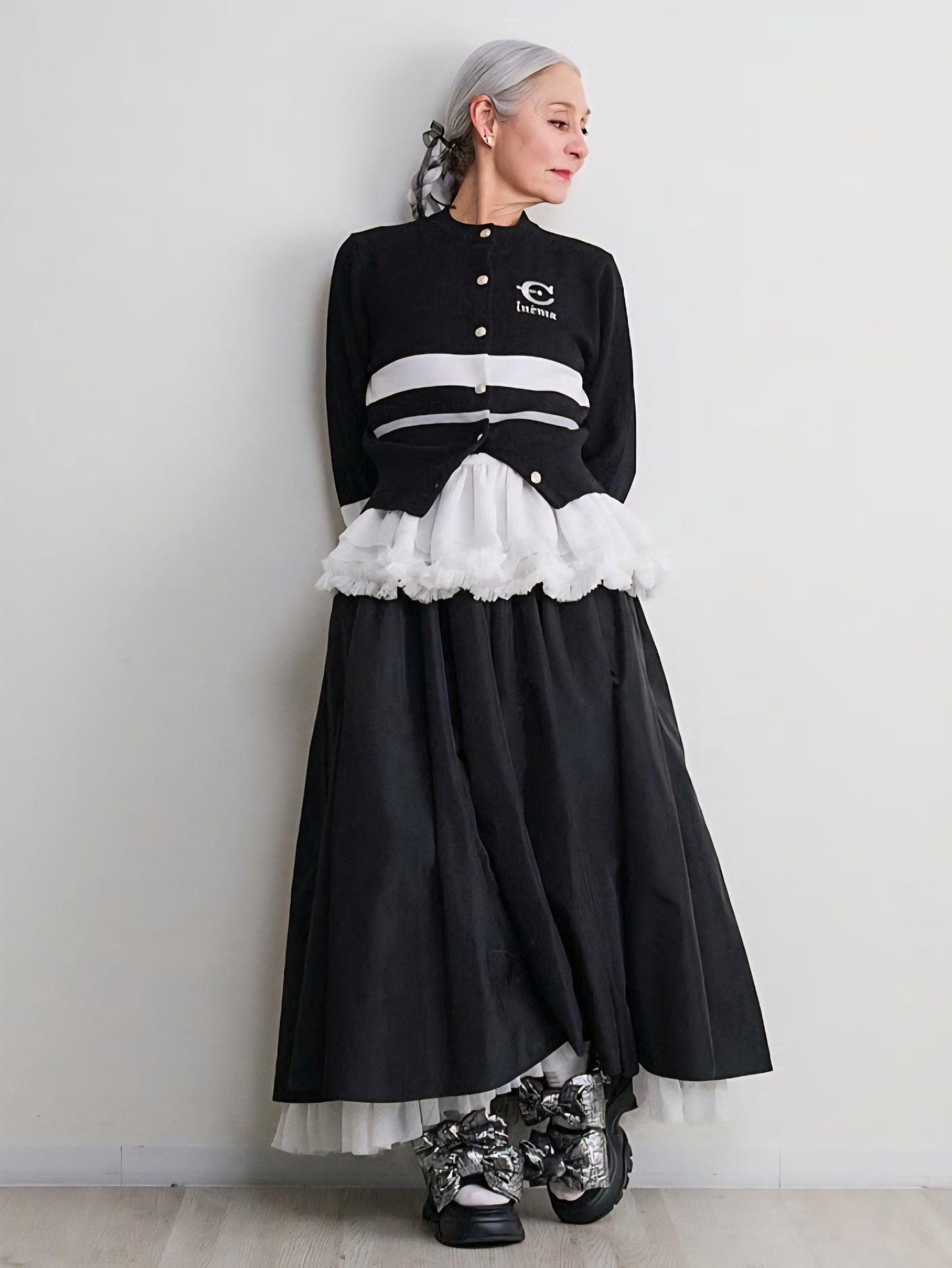 【予約販売】THOMAS MAGPIE　クルーネックラインカーディガン