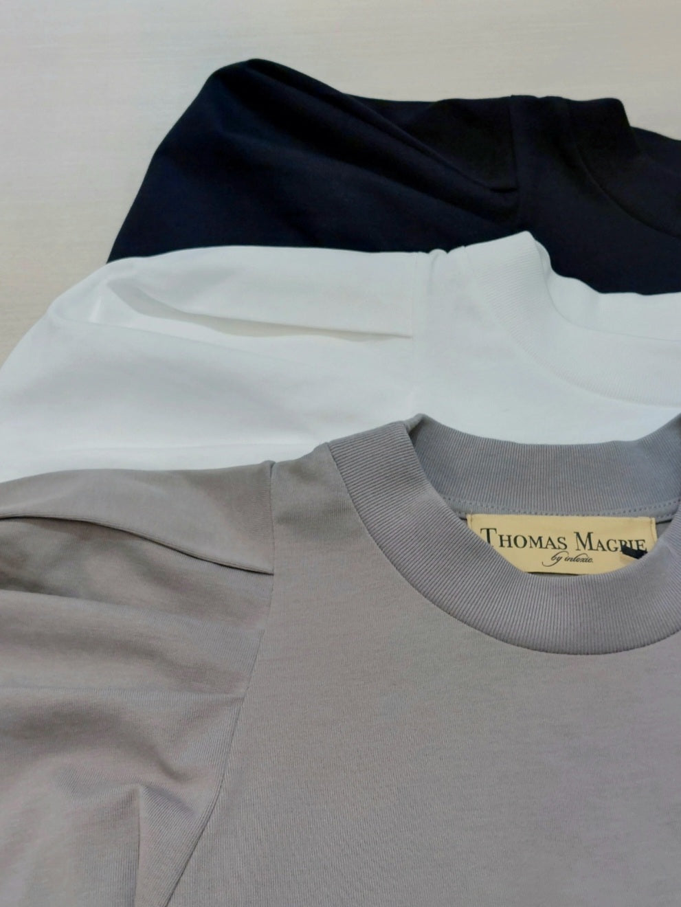 THOMAS MAGPIE コットンパワショルカットソー