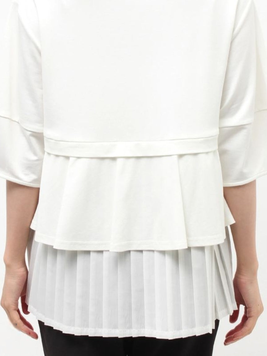 ELENDEEK サイドフレアドッキングカットソー