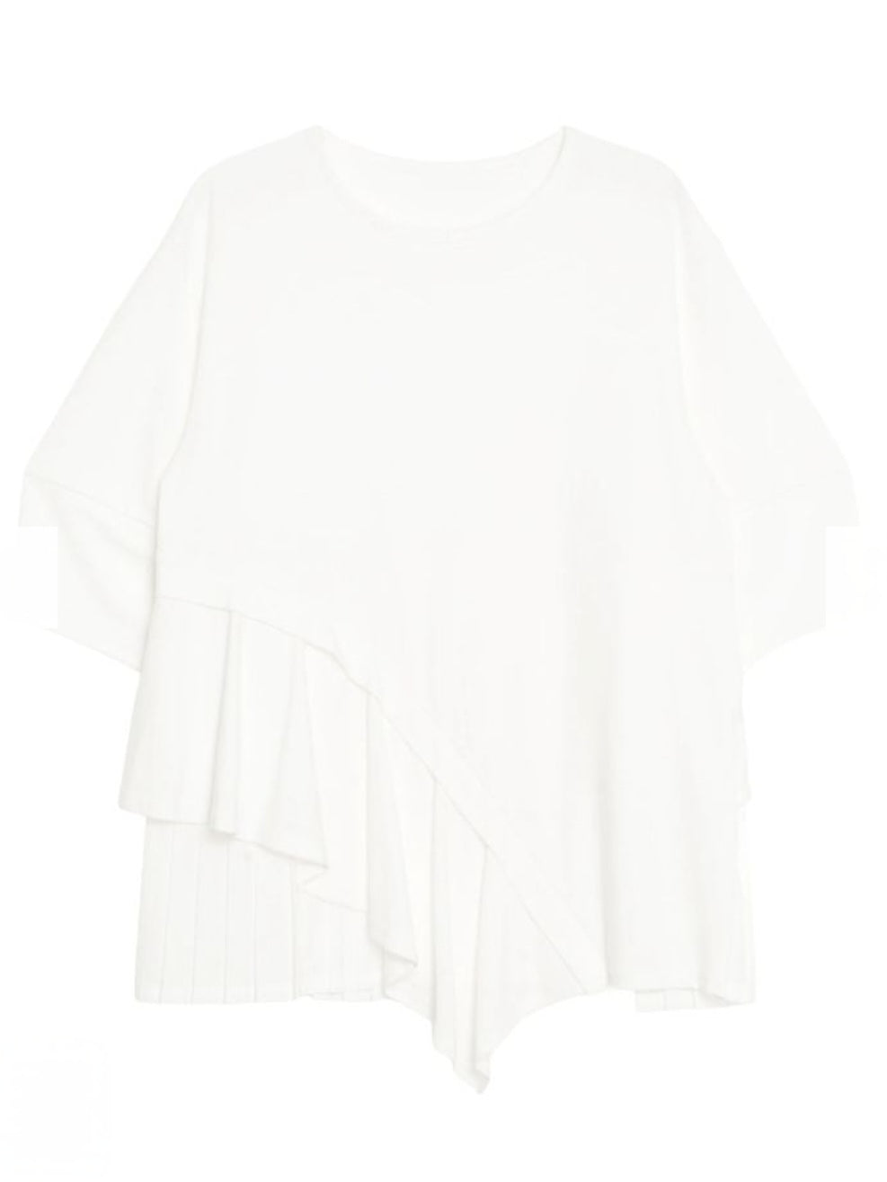 ELENDEEK サイドフレアドッキングカットソー