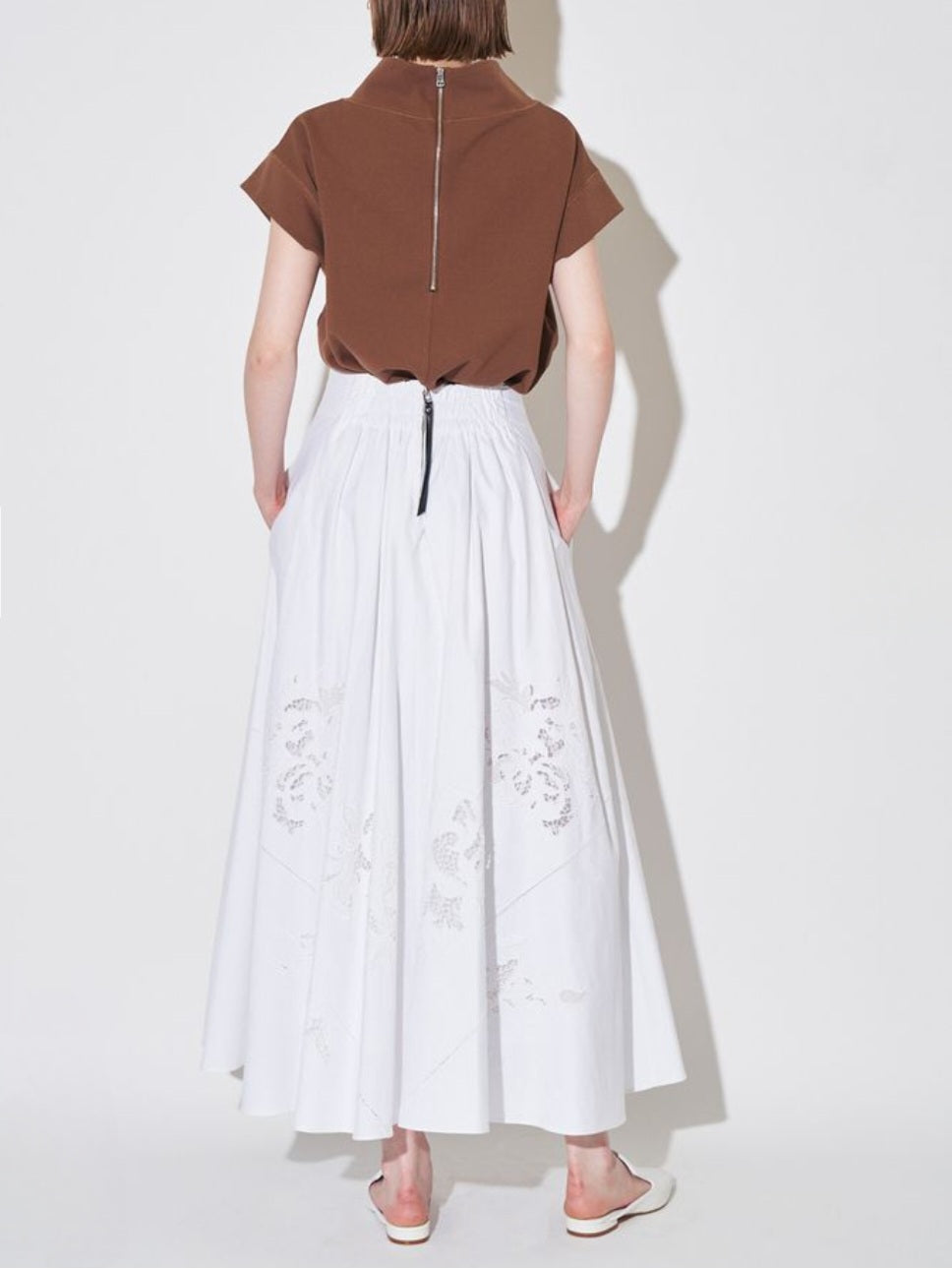 ELENDEEK オフネックカットソー