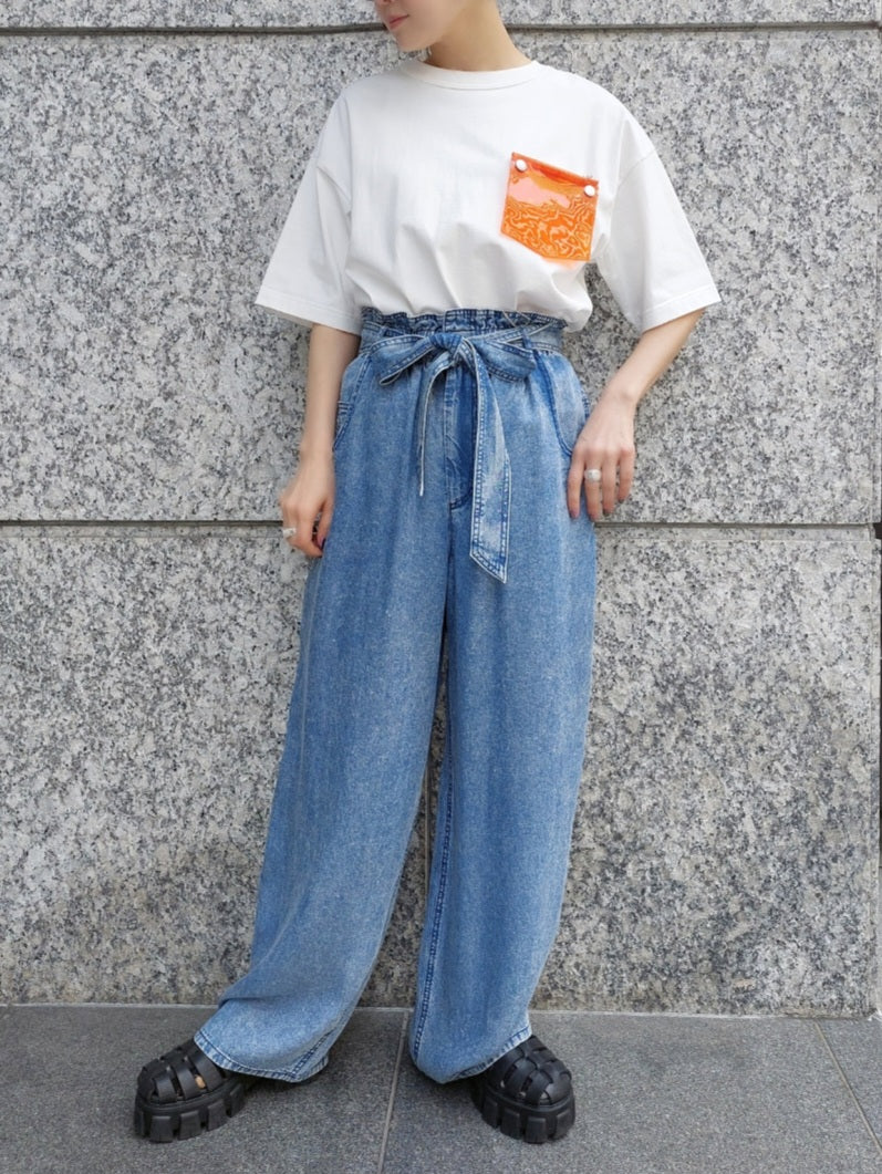 MEGMIURA　カラフルポケットルーズTシャツ