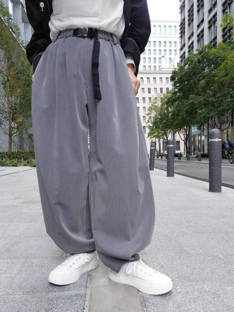 1% タックカーブパンツ　