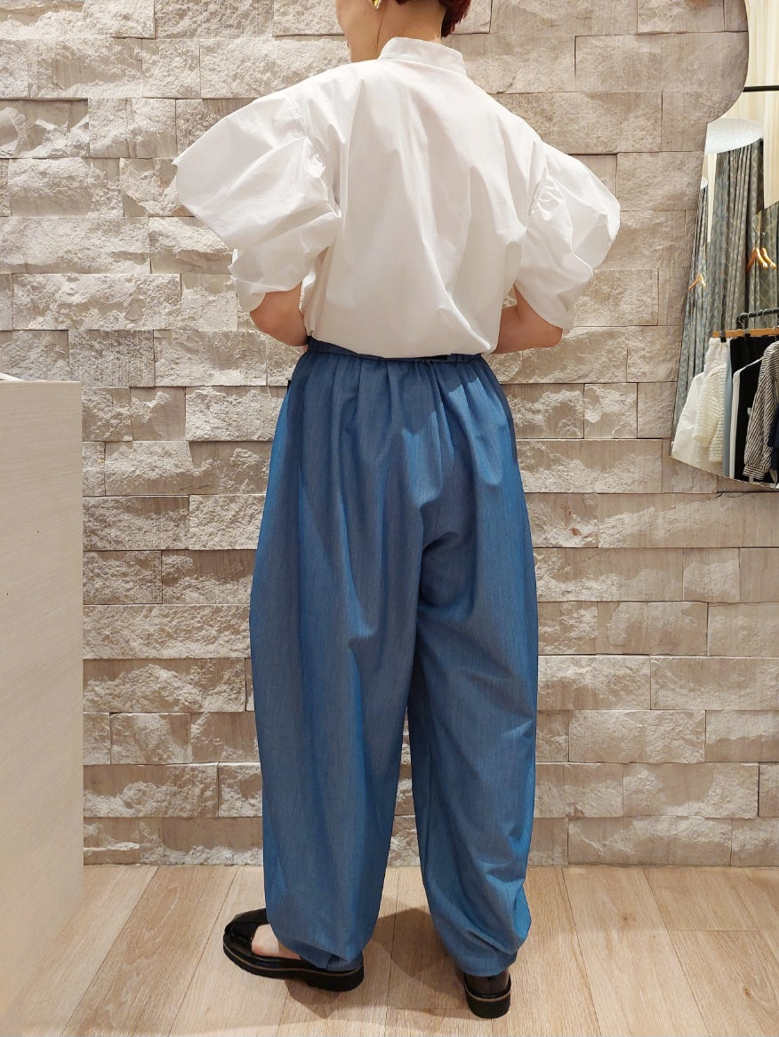 1% タックカーブパンツ　