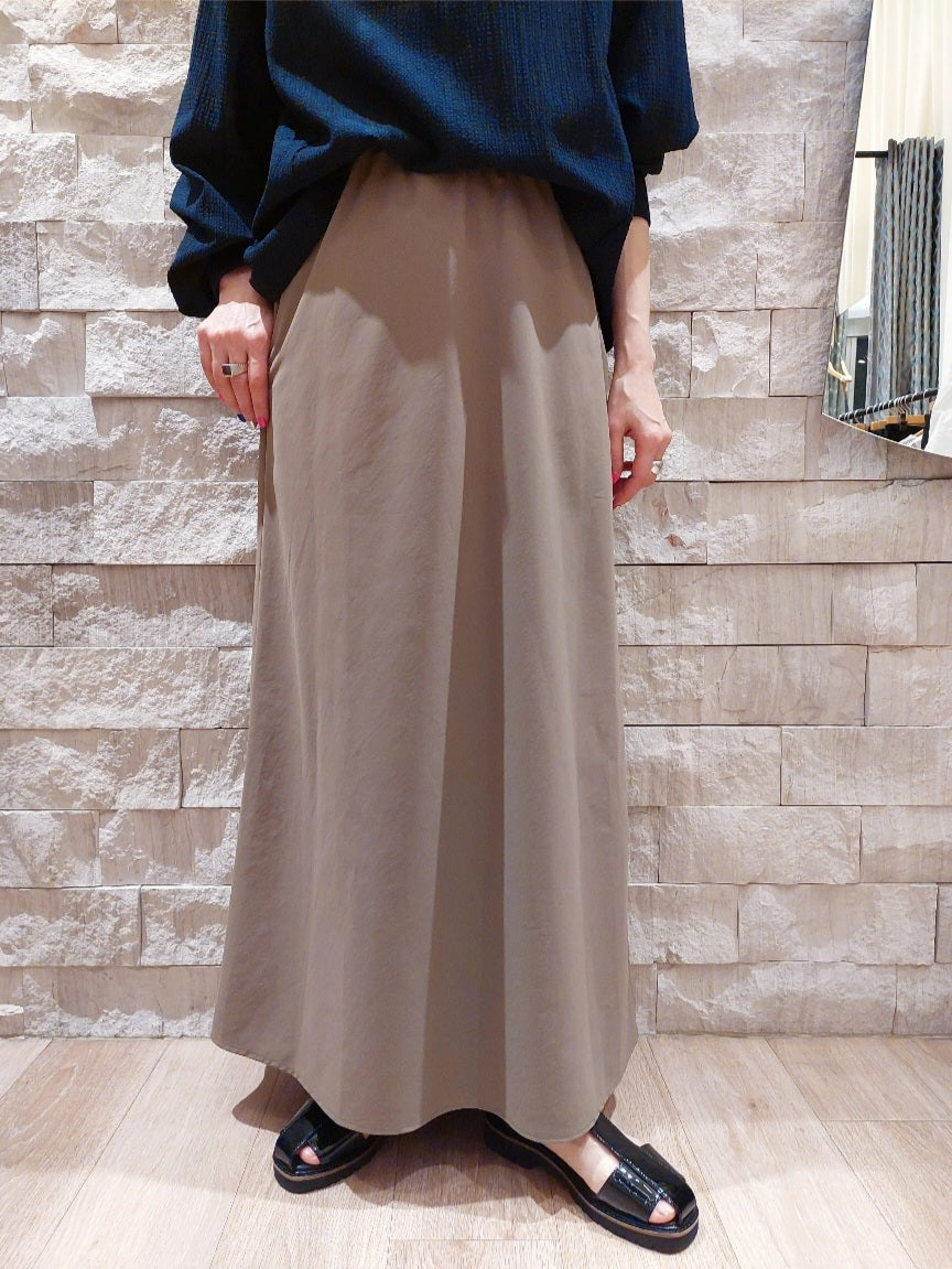 STELLA CIFFON タイプライターワッシャーナロースカート
