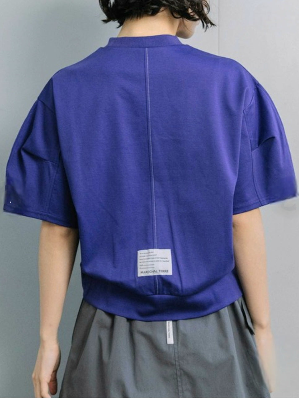 MARECHAL TERRE　裾ツイストタックTシャツ