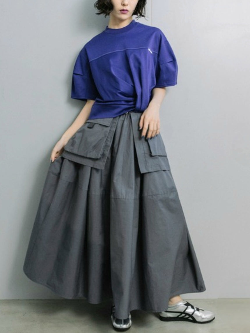 MARECHAL TERRE 裾ツイストタックTシャツ – TORAYA ONLINE STORE