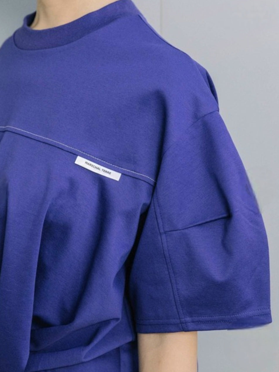 MARECHAL TERRE　裾ツイストタックTシャツ