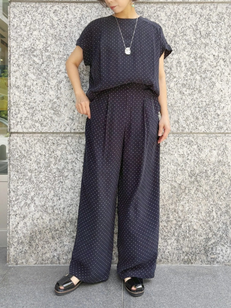 MICA＆DEAL　ドットイージーワイドパンツ