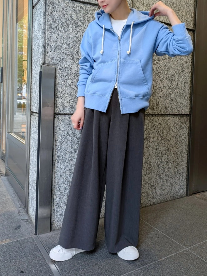 LE MELANGE　コットン裏毛カラフルフーディ―