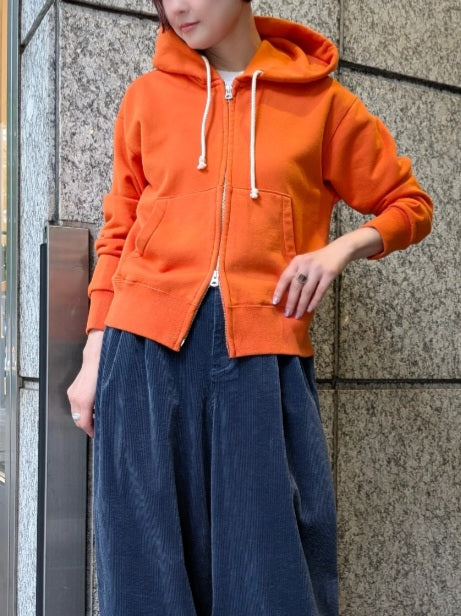LE MELANGE　コットン裏毛カラフルフーディ―