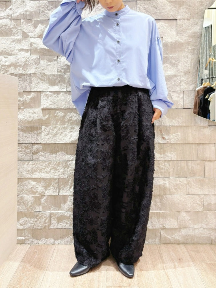 STELLA CIFFON ストレッチタイプライター2WAYリボンブラウス